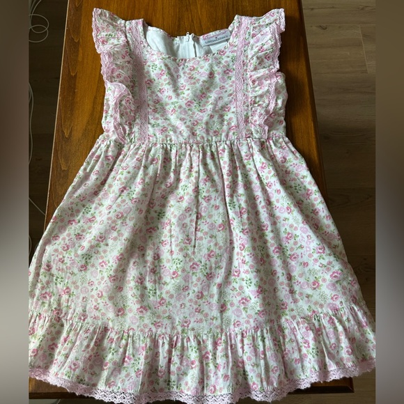 American Girl Love Shack Fancy Pink Floral Dress, Size 6 - Picture 1 of 8